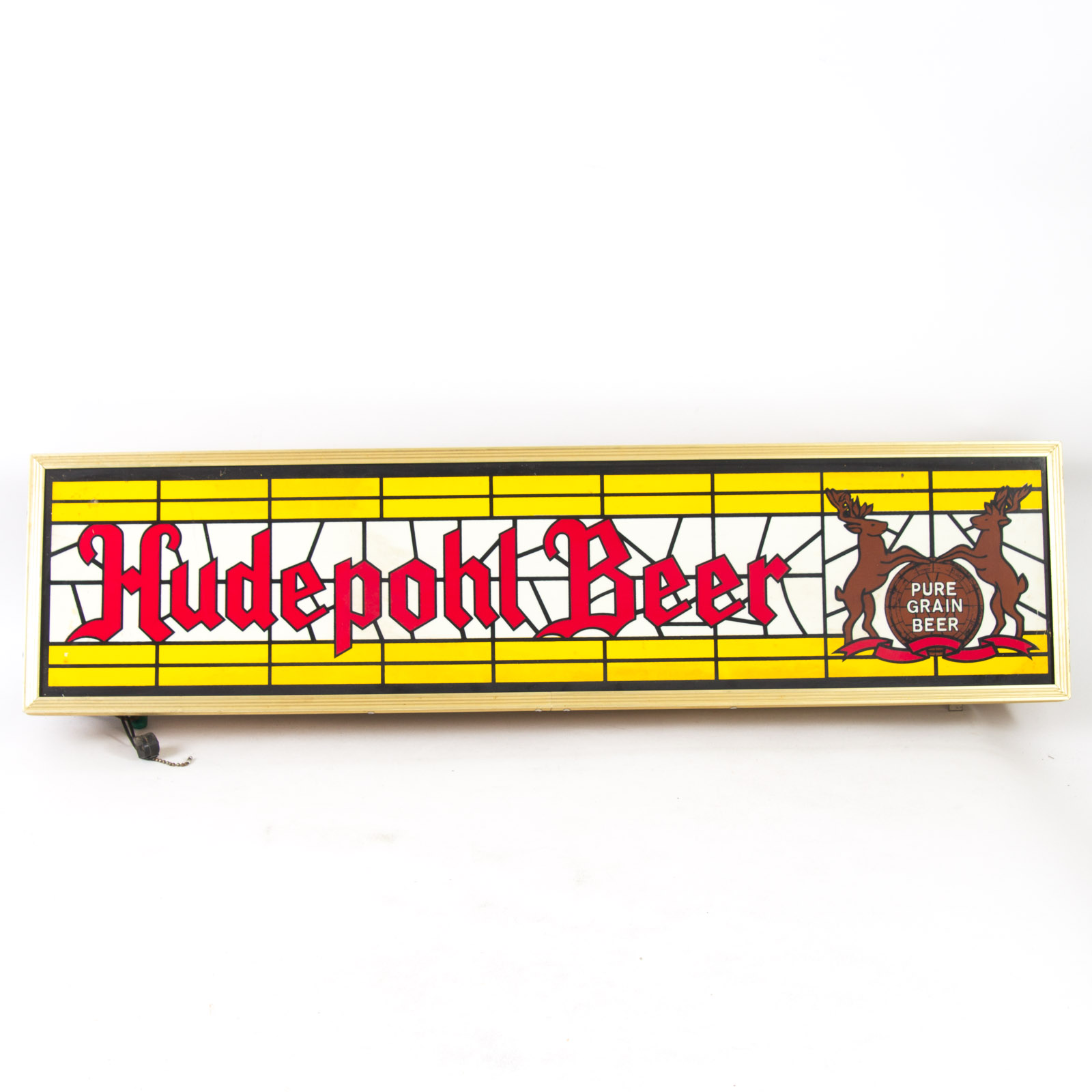 Vintage Hudepohl Light Up Beer Sign