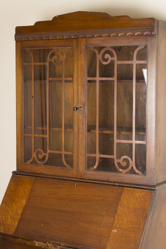 Vintage Mahogany Secretary Desk