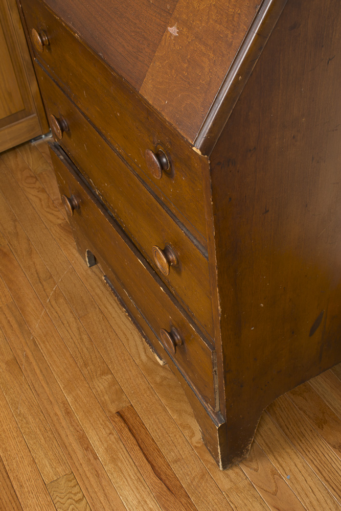 Vintage Mahogany Secretary Desk