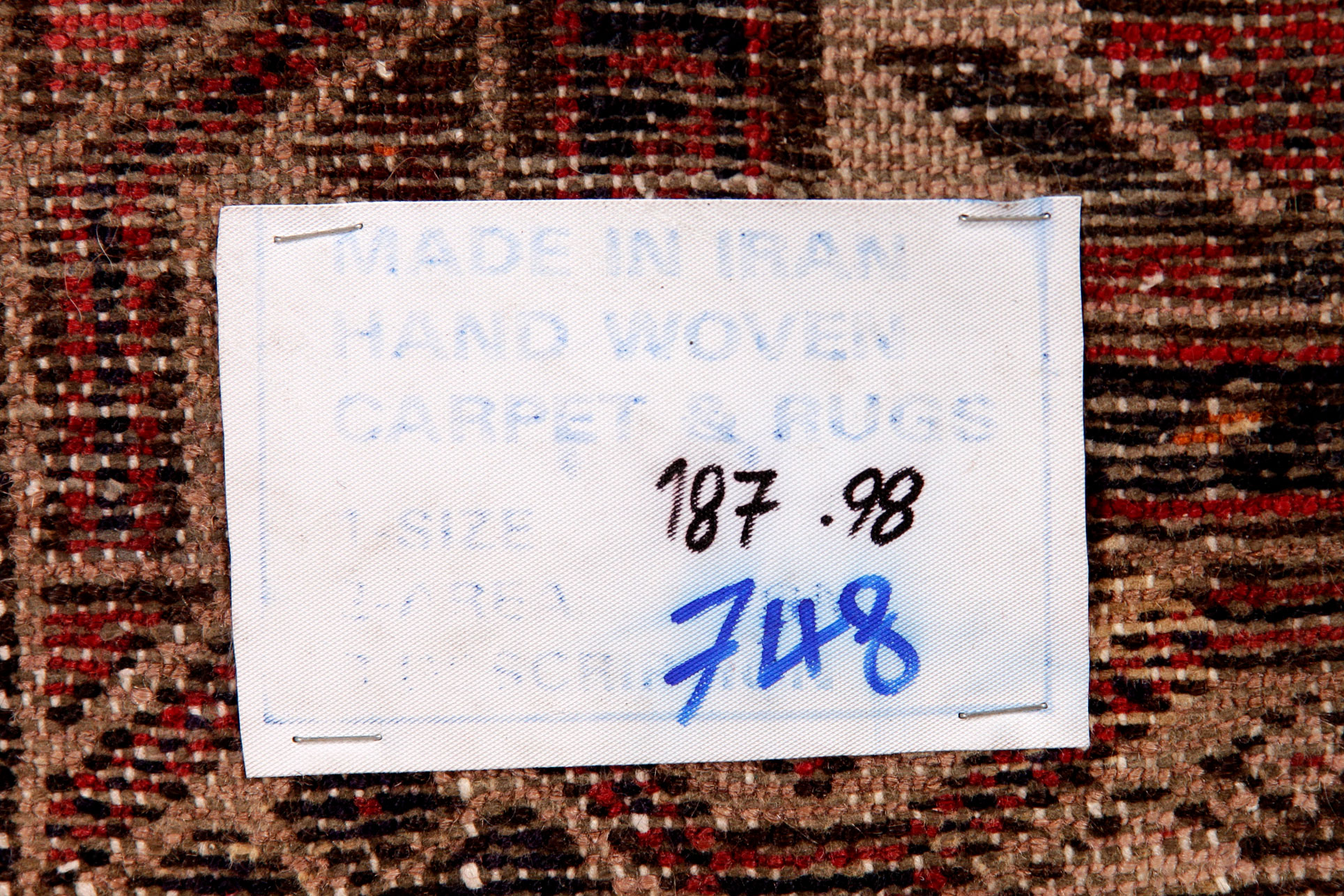 Persian Hand-Knotted Hamadan Area Rug