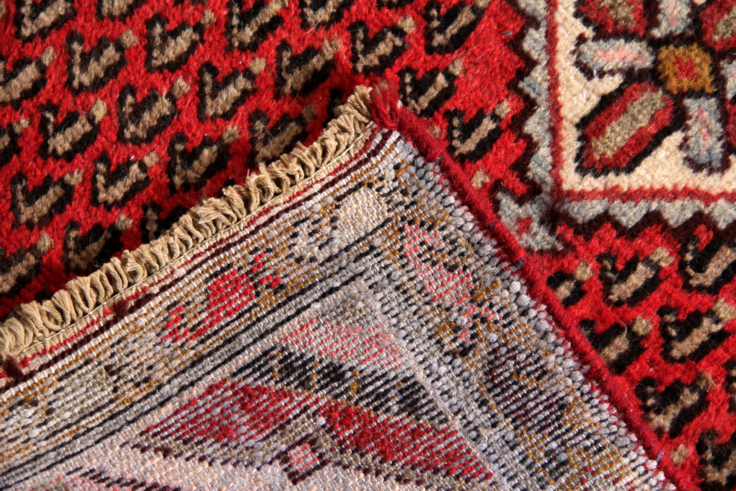 Vintage Persian Mir a Boteh Sarouk Runner