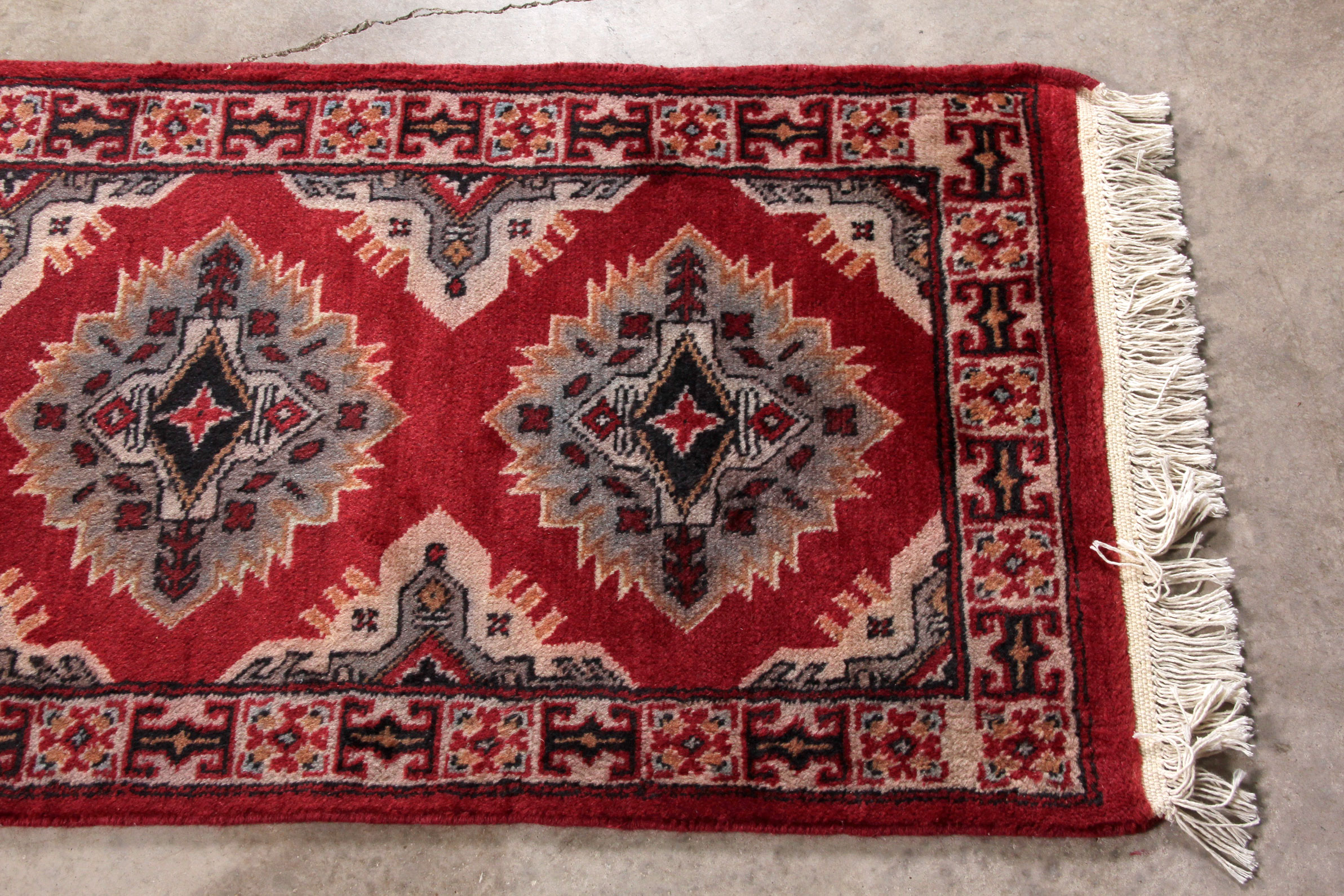 Hand-Knotted Kazak Carpet Runner