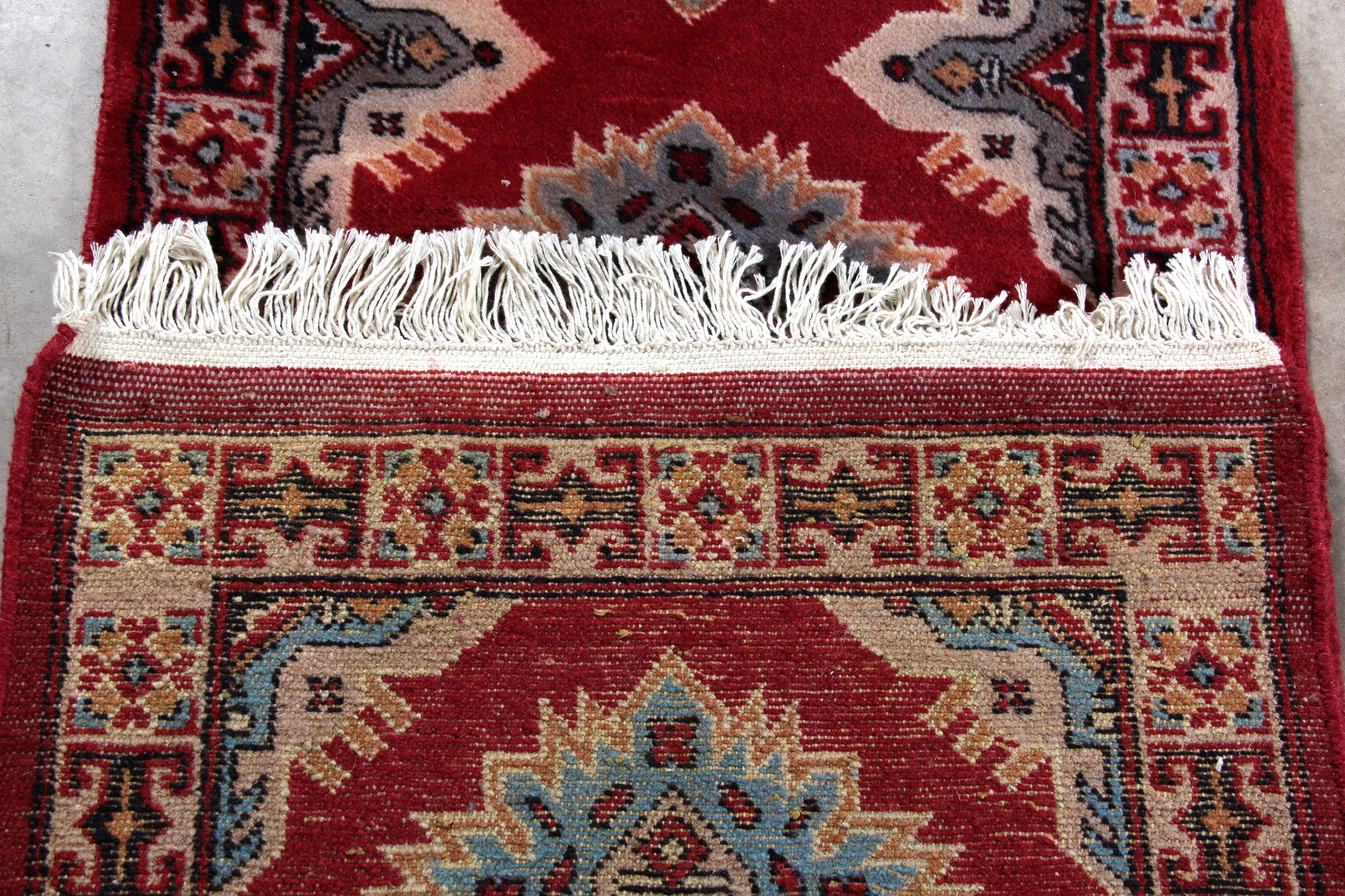 Hand-Knotted Kazak Carpet Runner