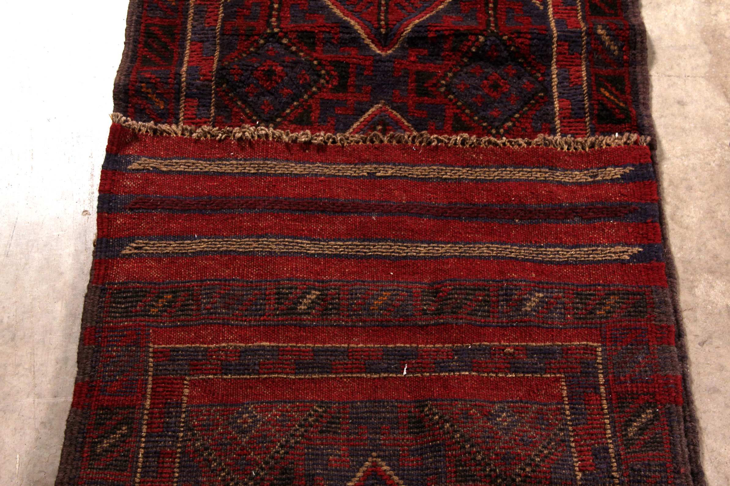 Vintage Persian Baluch Carpet Runner