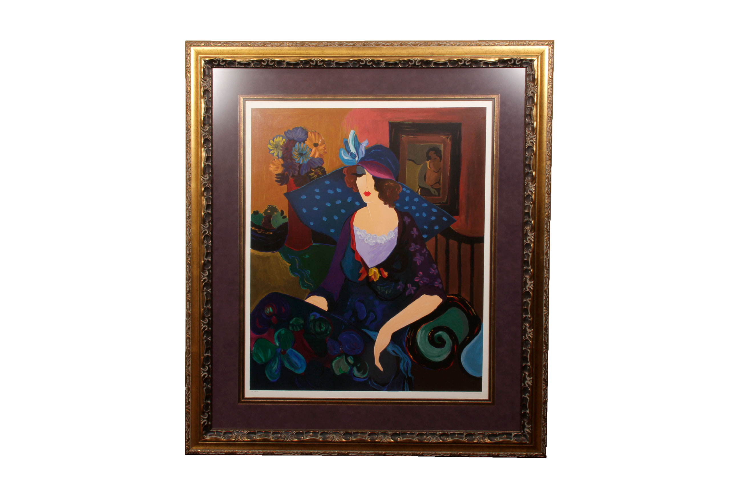 Itzchak Tarkay Limited Edition Serigraph "Maria"