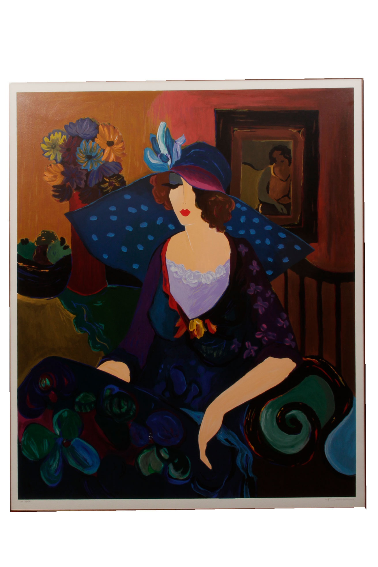 Itzchak Tarkay Limited Edition Serigraph "Maria"