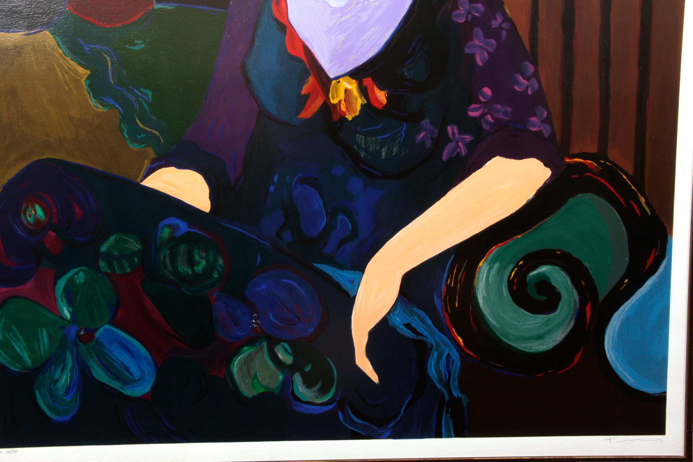 Itzchak Tarkay Limited Edition Serigraph "Maria"