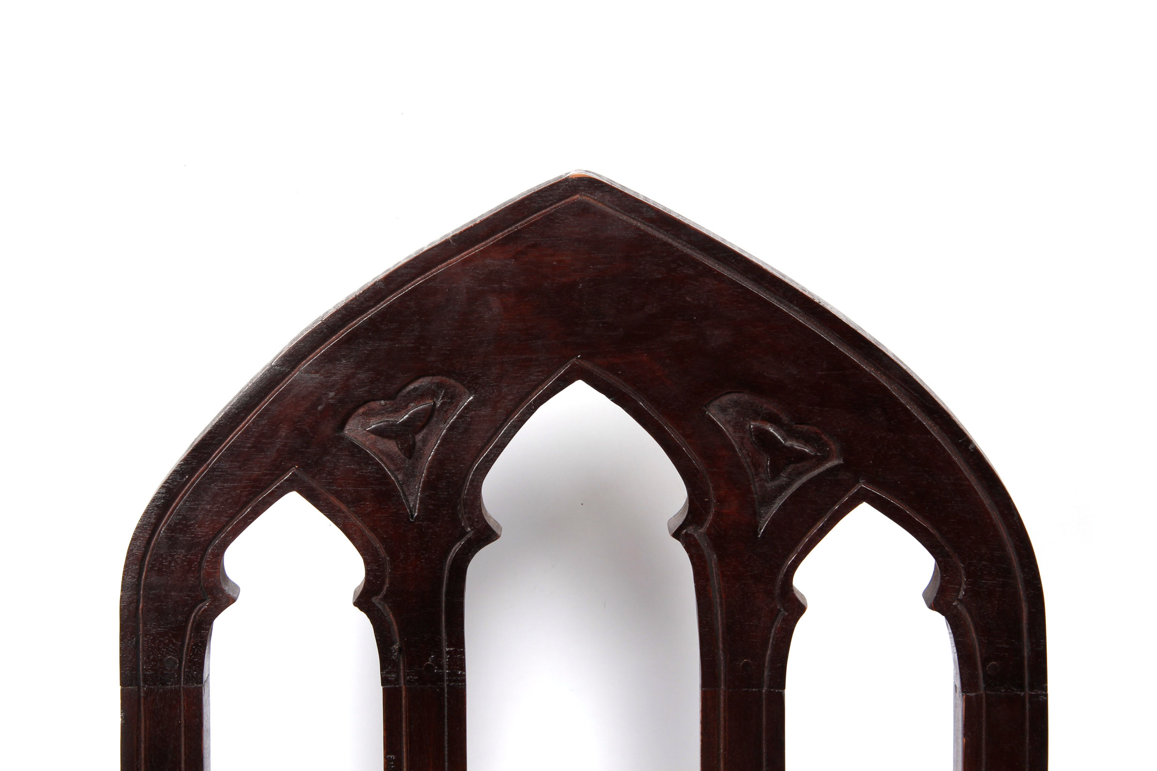 Wooden Gothic Cathedral Side Chair