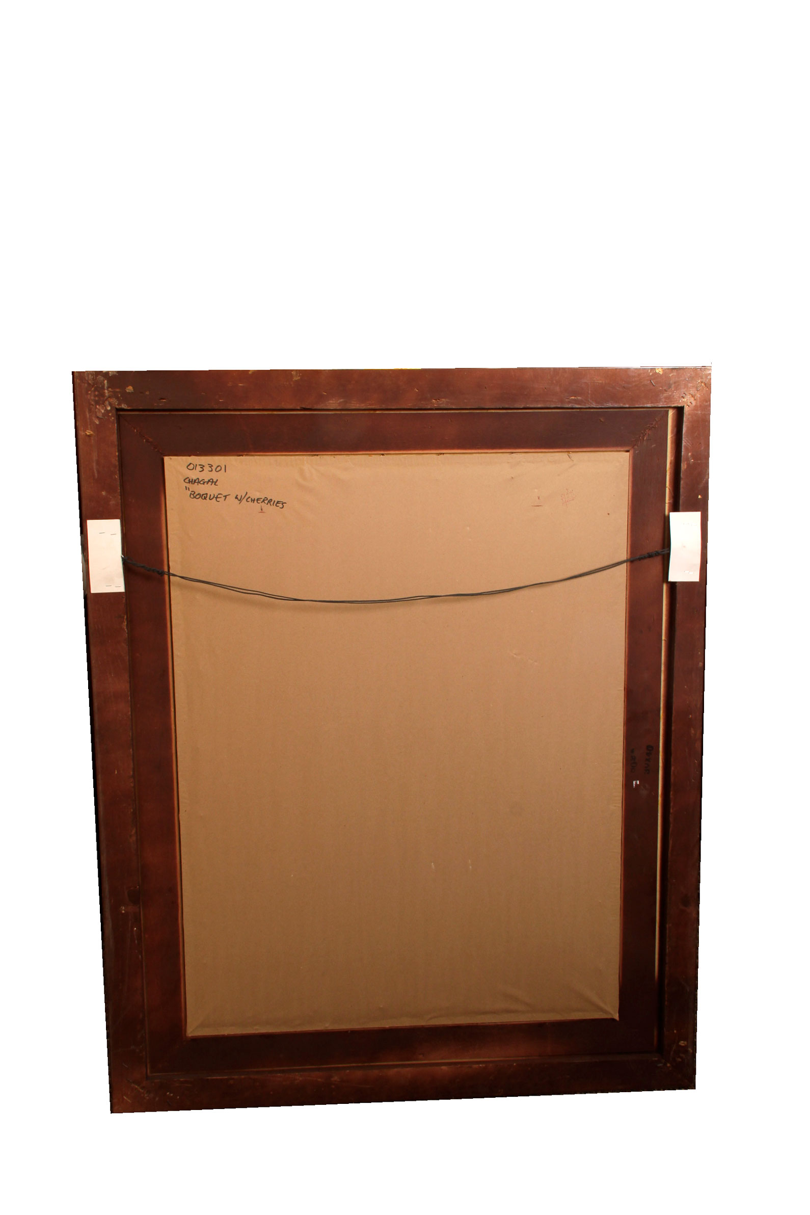 Limited Edition Offset Lithograph "Bouquet with Bowl of Cherries" After Marc Chagall