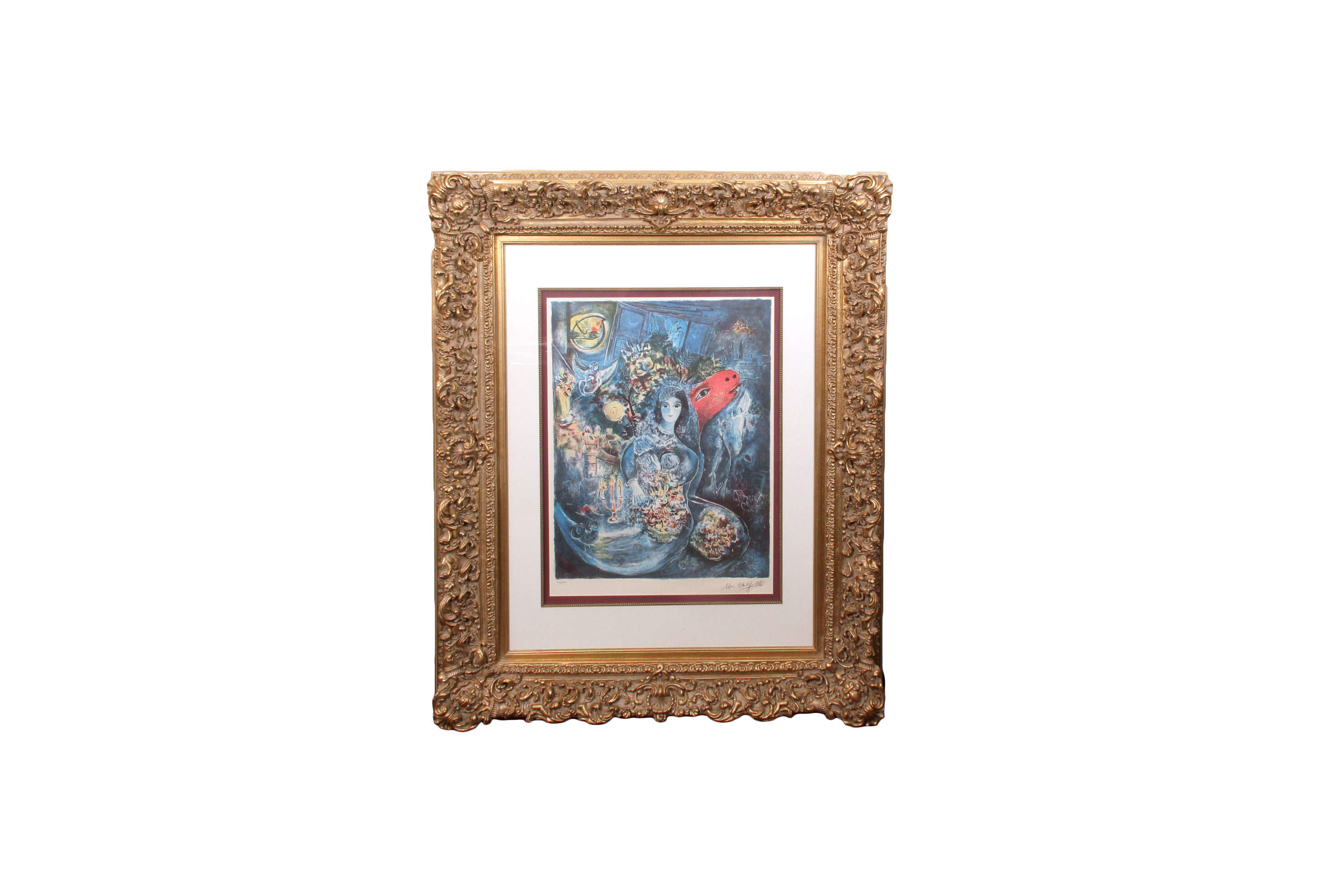 Limited Edition Offset Lithograph "Maria" After Marc Chagall