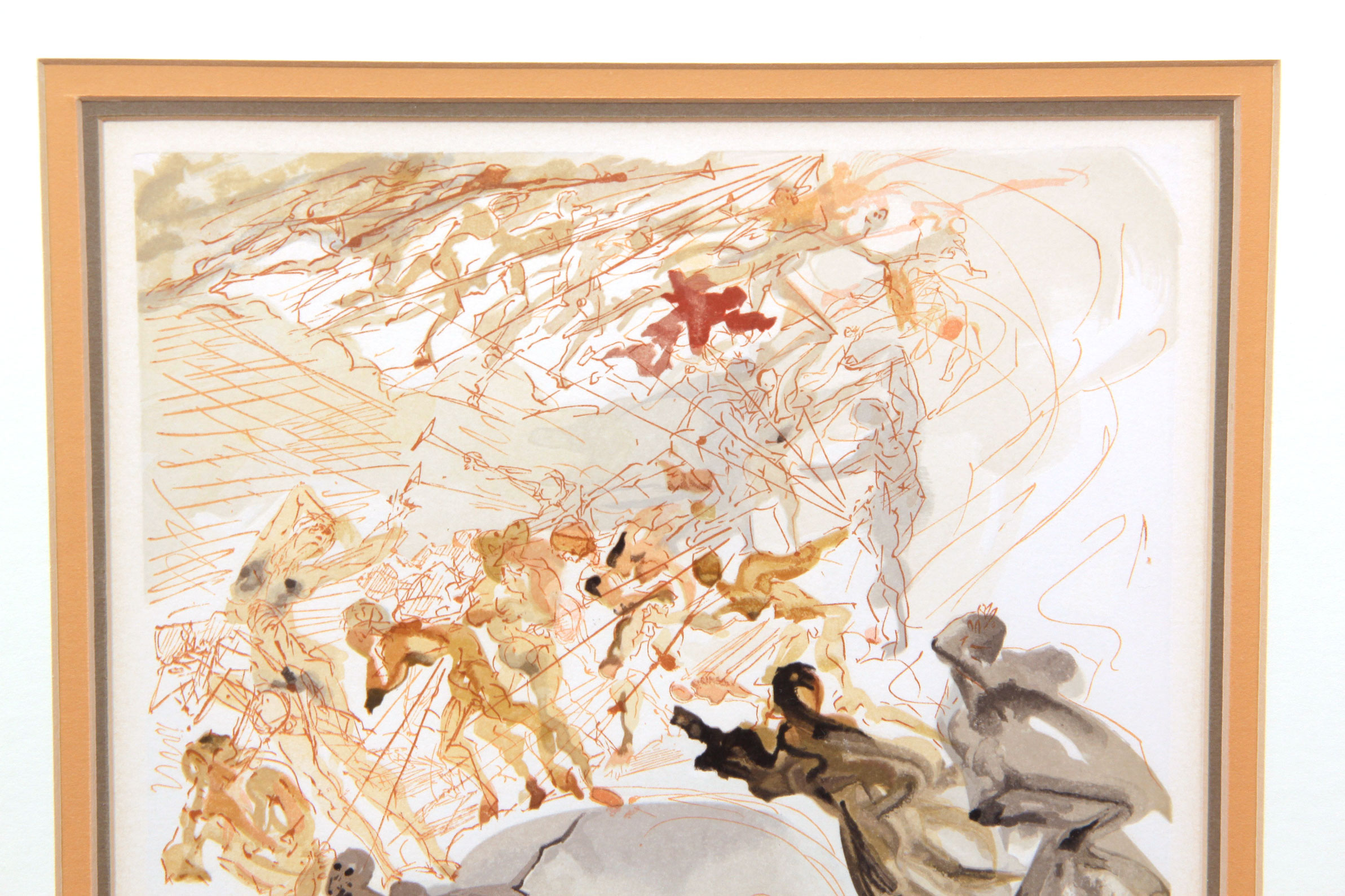 Wood Engraving "Purgatory 25" after Salvador Dali