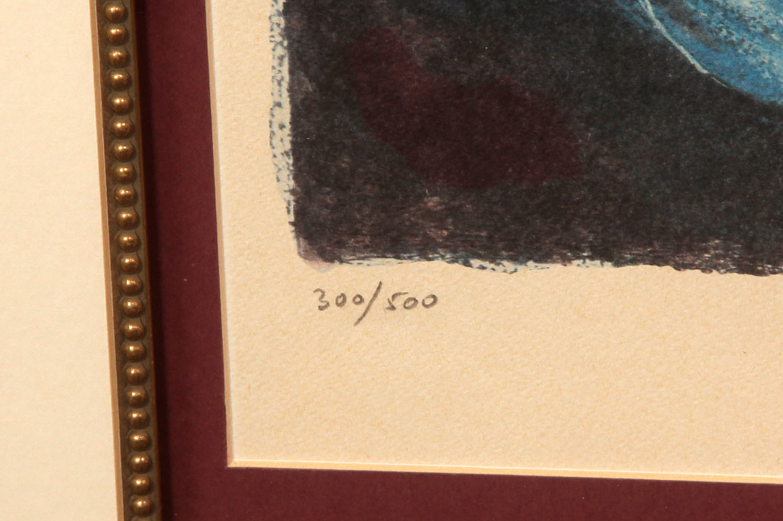 Limited Edition Offset Lithograph "Maria" After Marc Chagall