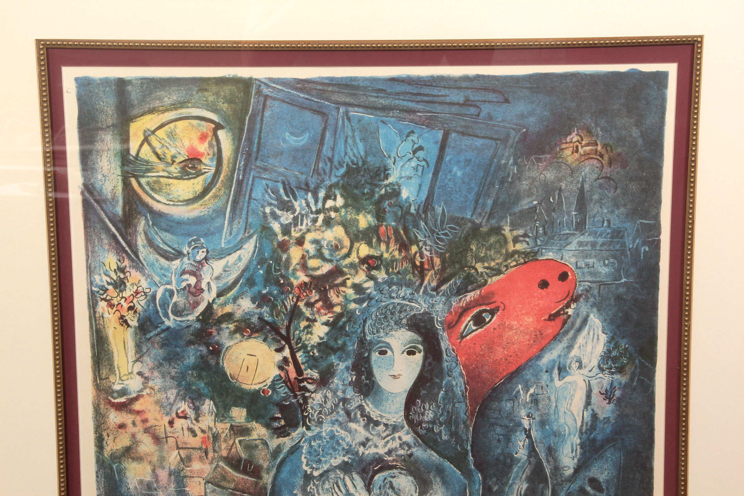 Limited Edition Offset Lithograph "Maria" After Marc Chagall