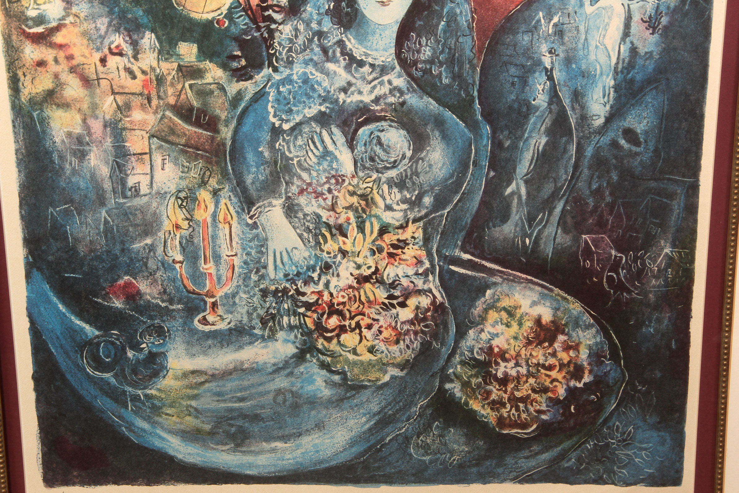 Limited Edition Offset Lithograph "Maria" After Marc Chagall