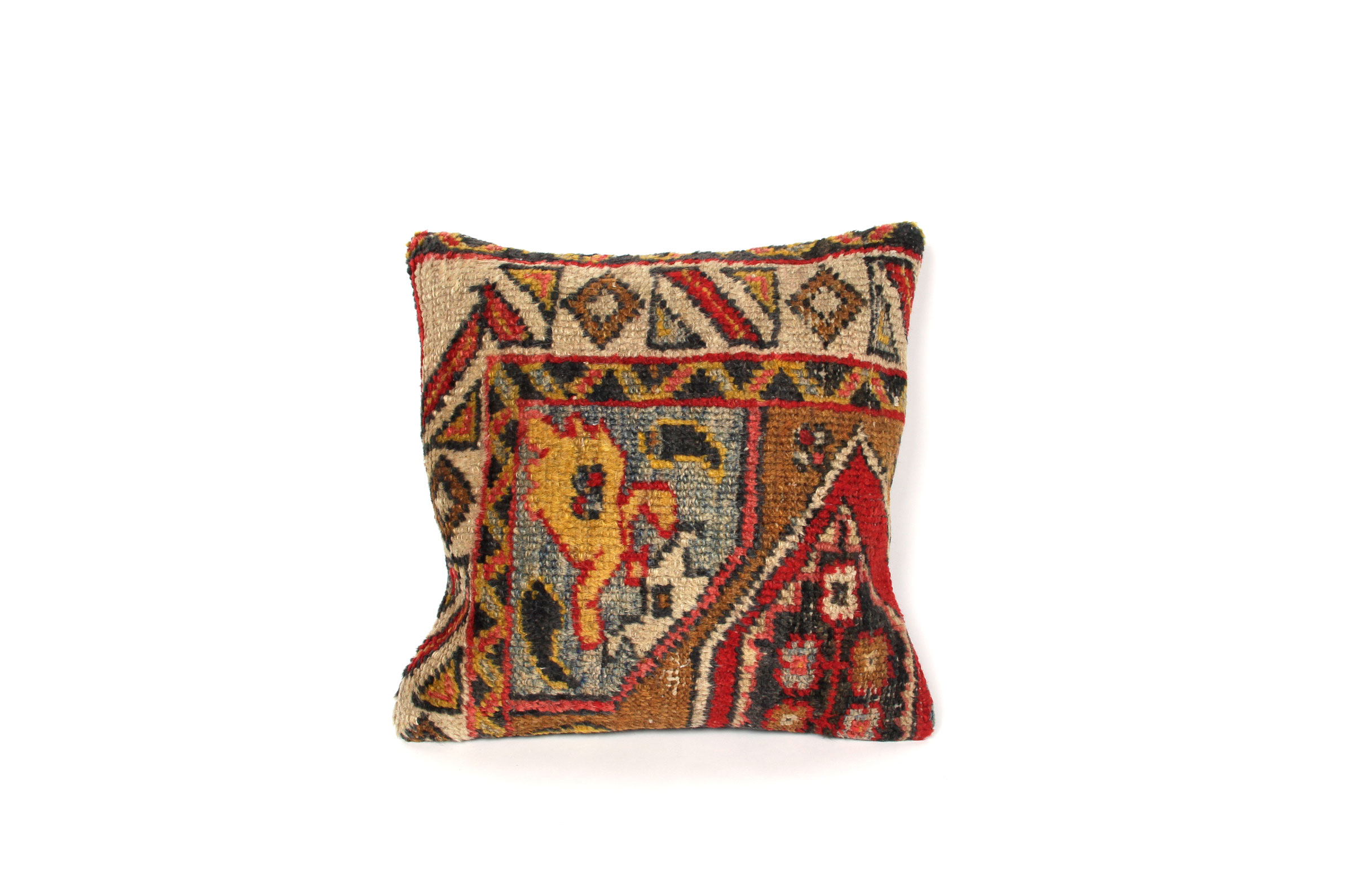 Handwoven Turkish Kilim Throw Pillow