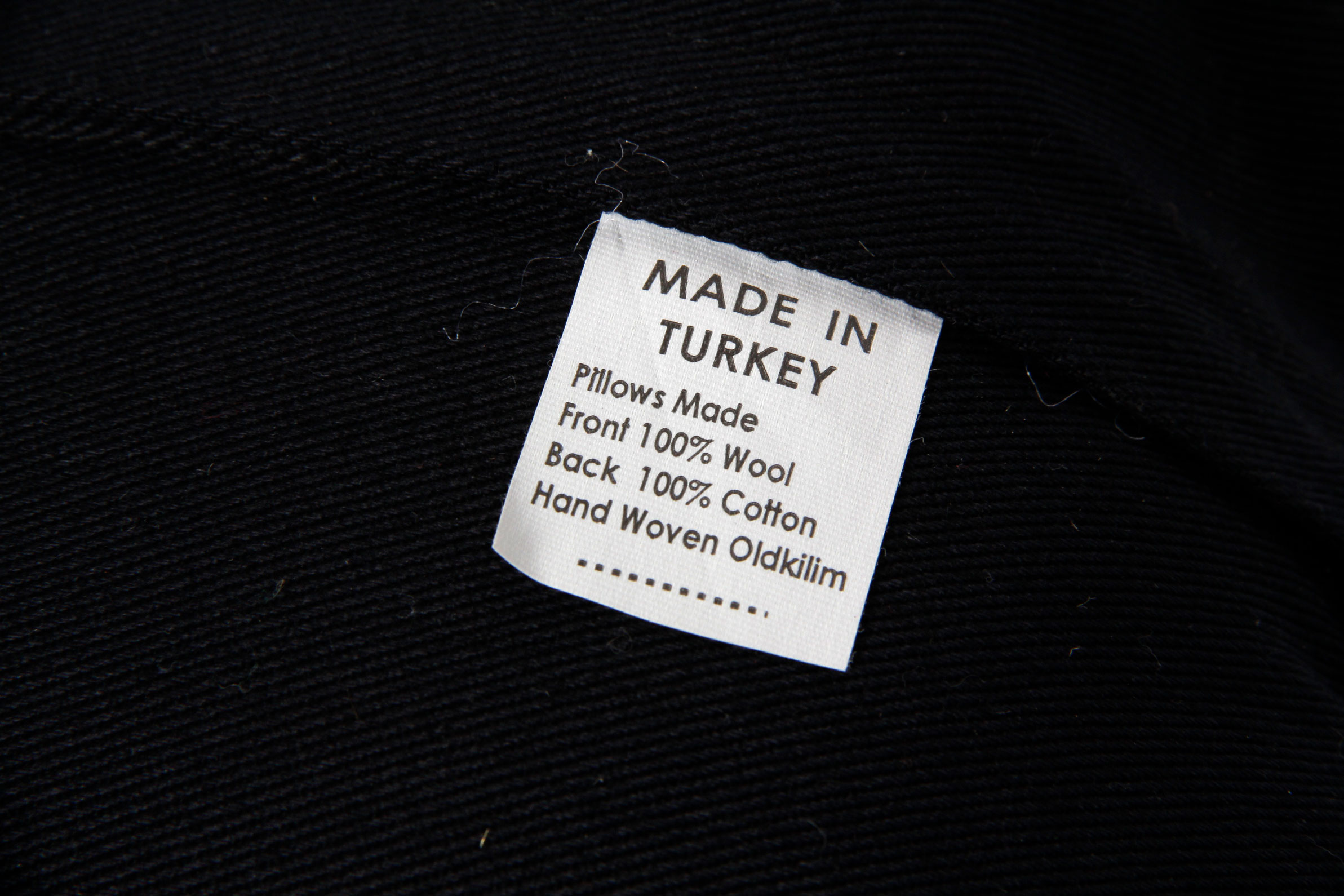 Handwoven Turkish Kilim Throw Pillow