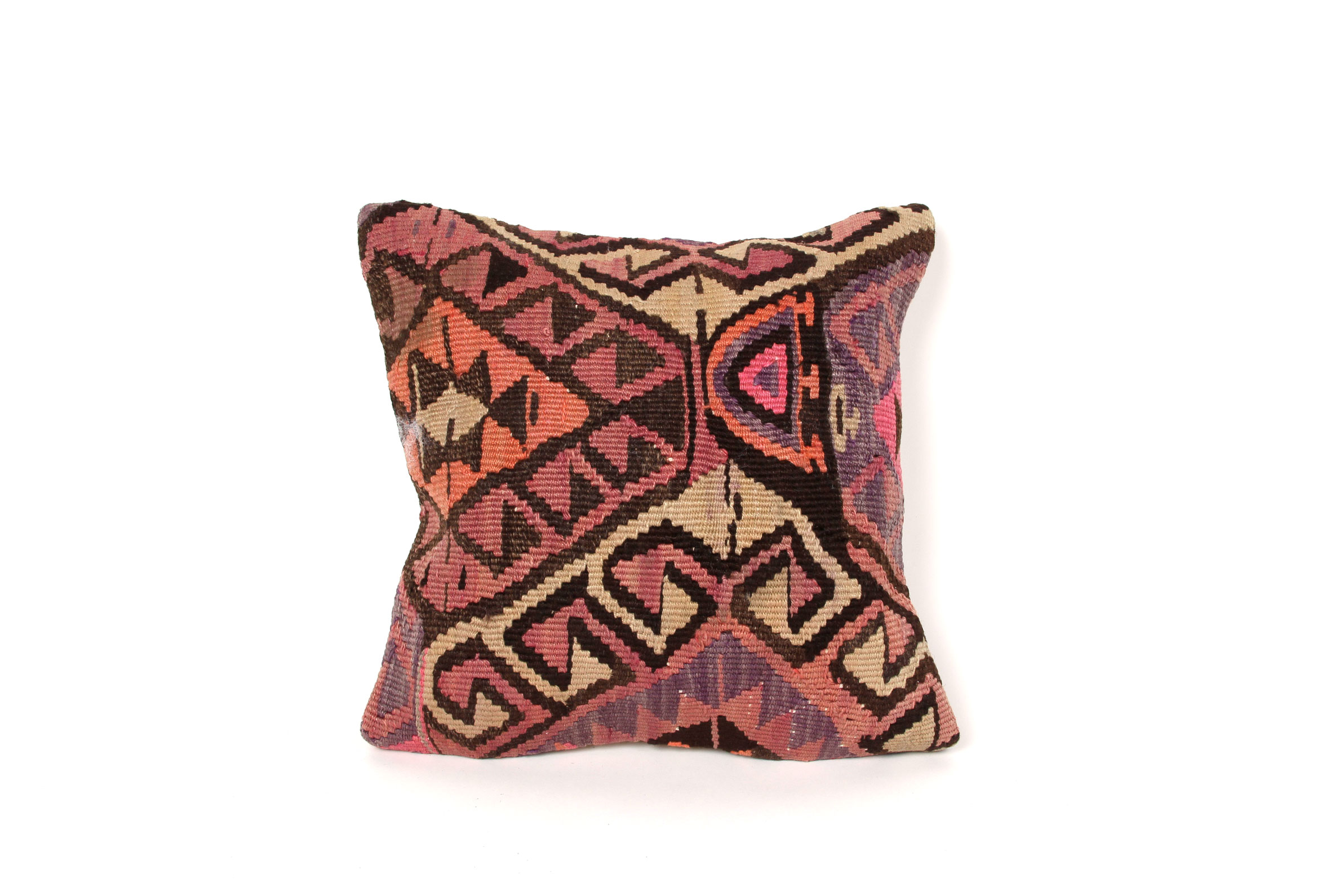 Kilim Throw Pillow Made From Turkish Rug