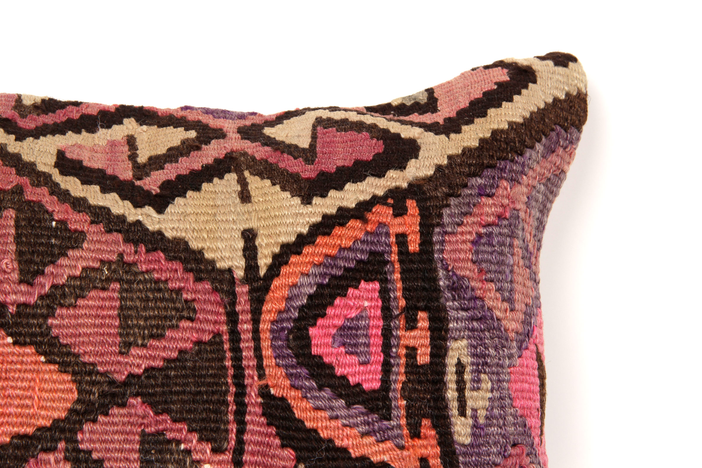 Kilim Throw Pillow Made From Turkish Rug