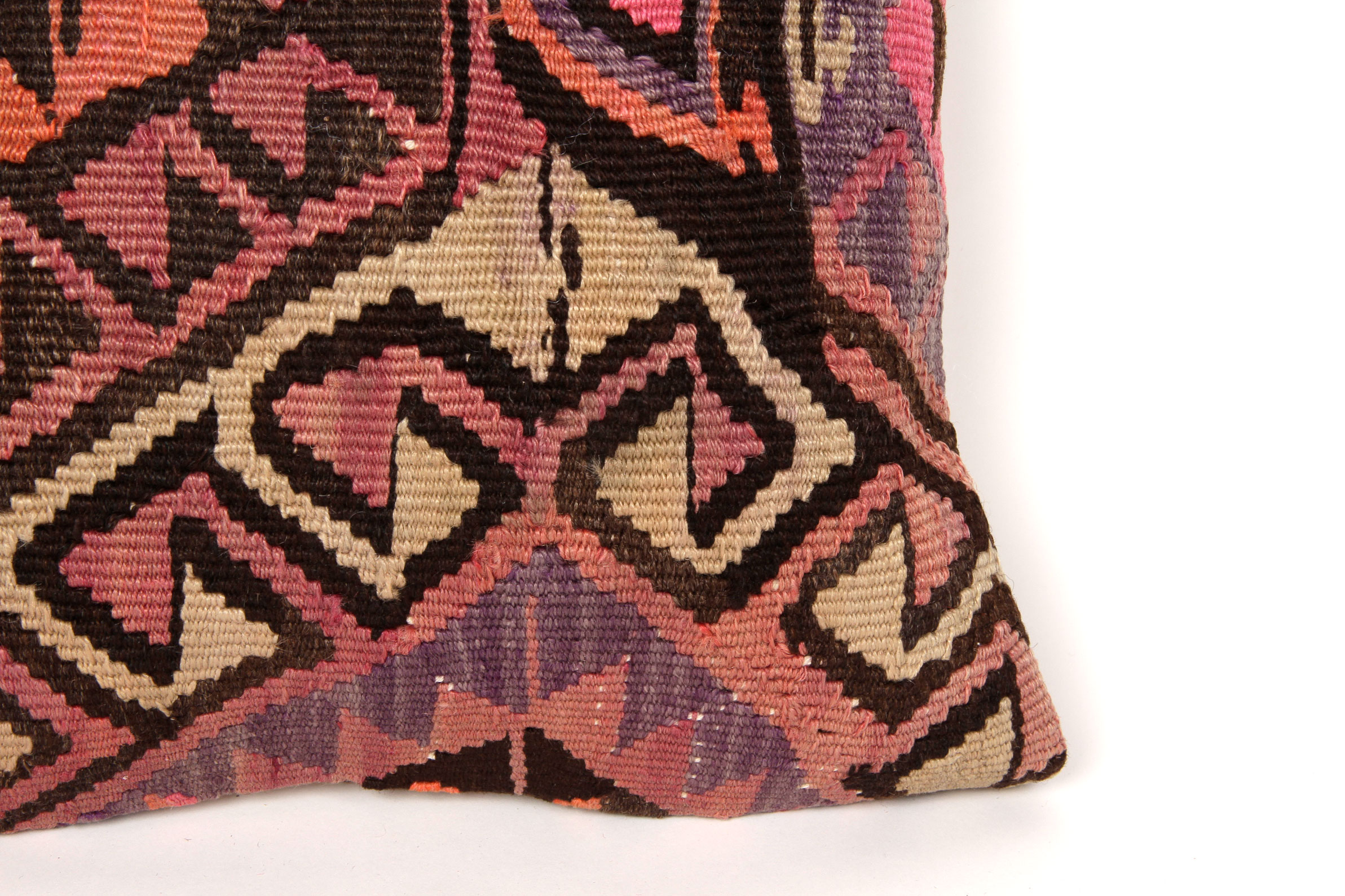 Kilim Throw Pillow Made From Turkish Rug