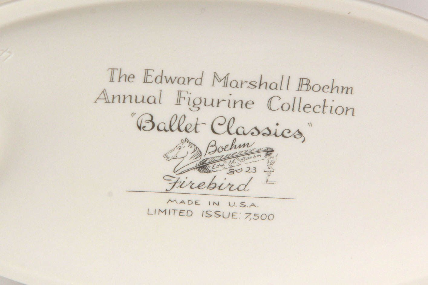 Boehm Bisque Porcelain "Firebird" Figurine