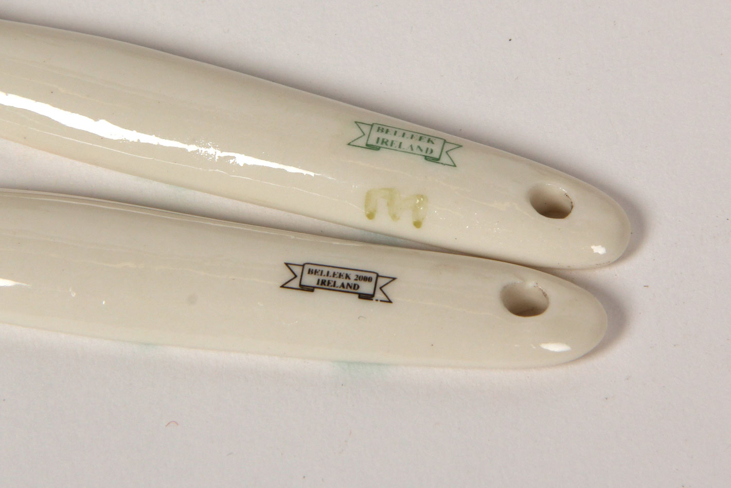 Collection of Belleek Shamrock Tableware