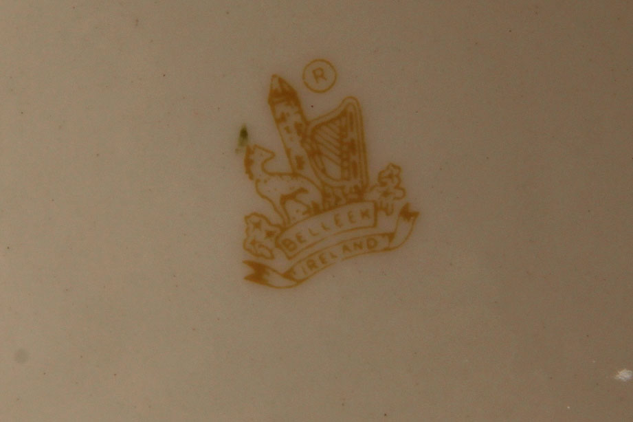 Collection of Belleek Shamrock Tableware