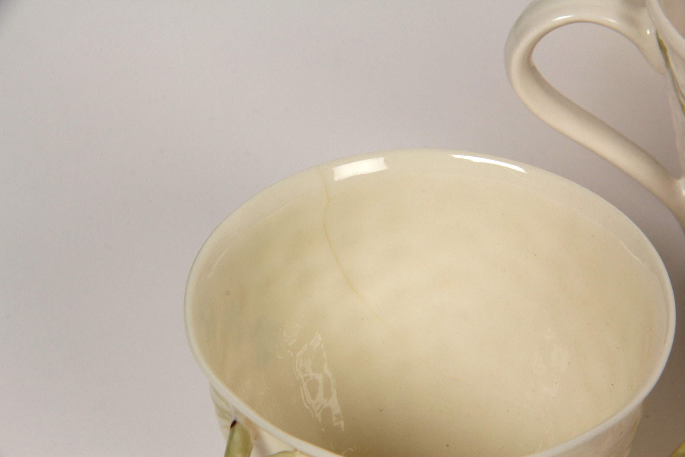 Collection of Belleek Shamrock Tableware