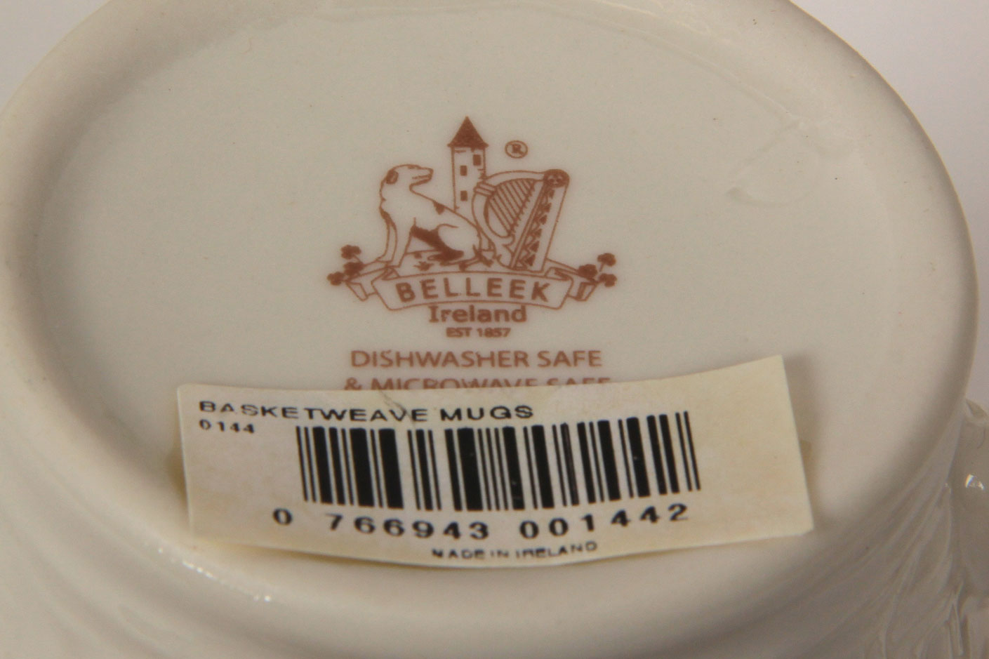 Collection of Belleek Shamrock Tableware