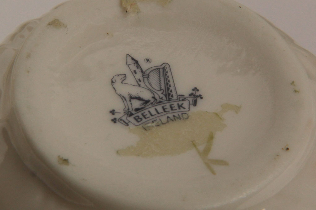 Collection of Belleek Shamrock Tableware