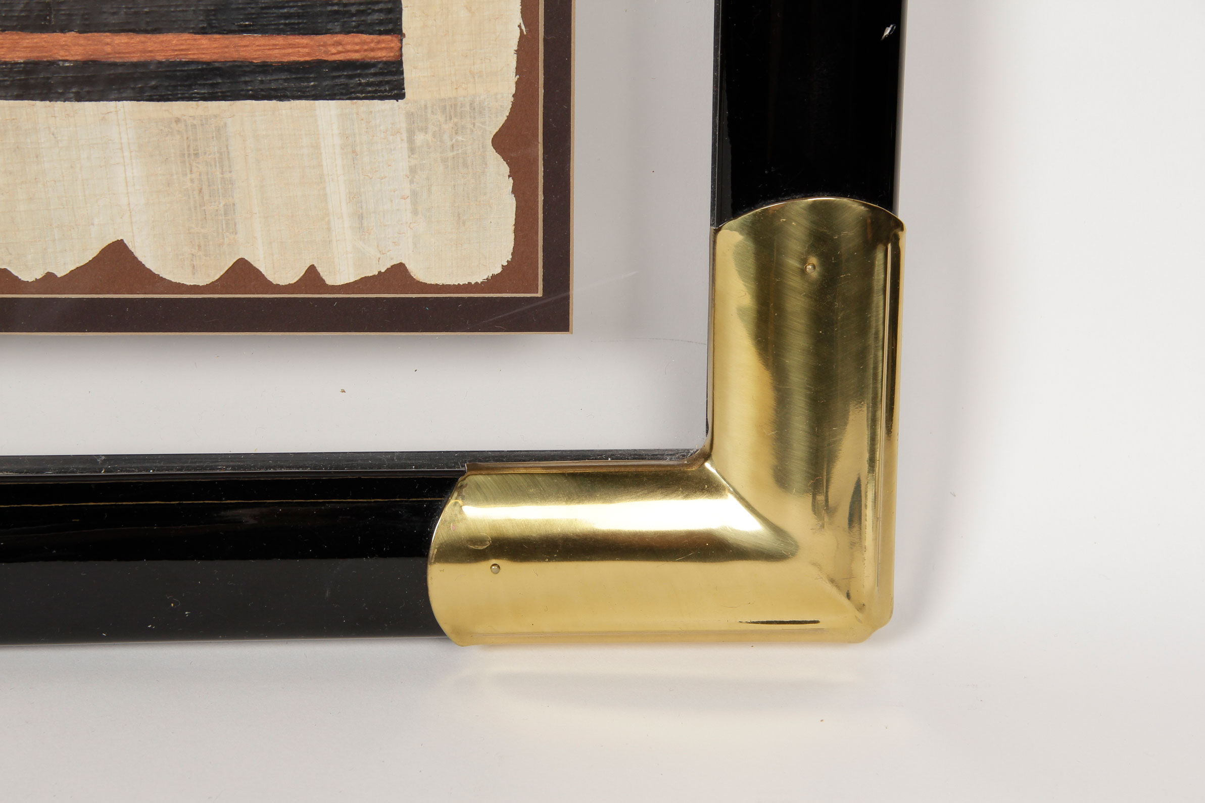 Framed Tutankhamun Papyrus by The Franklin Mint