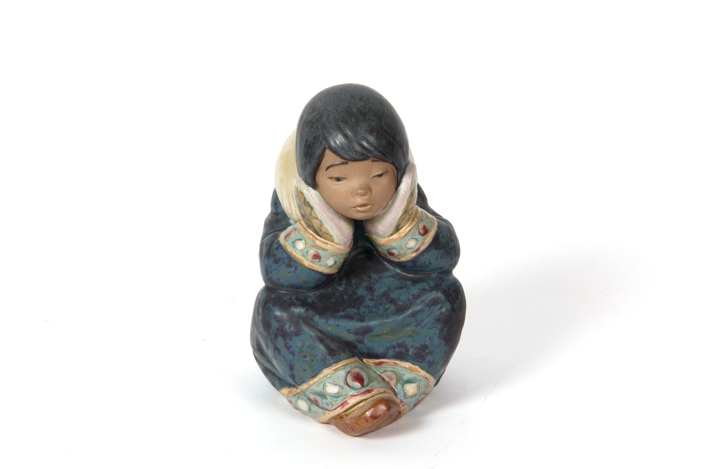Lladró "Pensive Eskimo Girl" Figurine