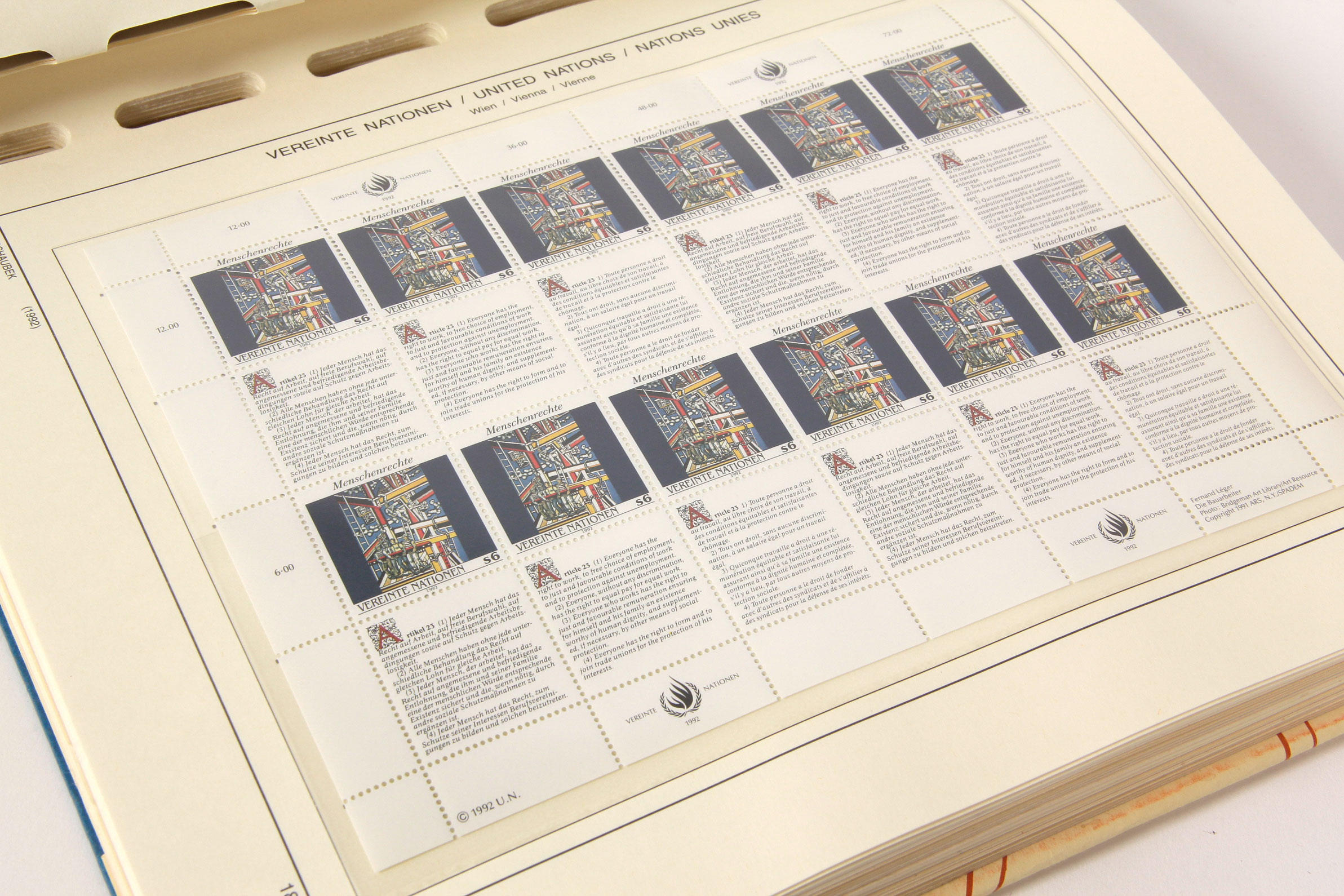 Collection of United Nations Stamps