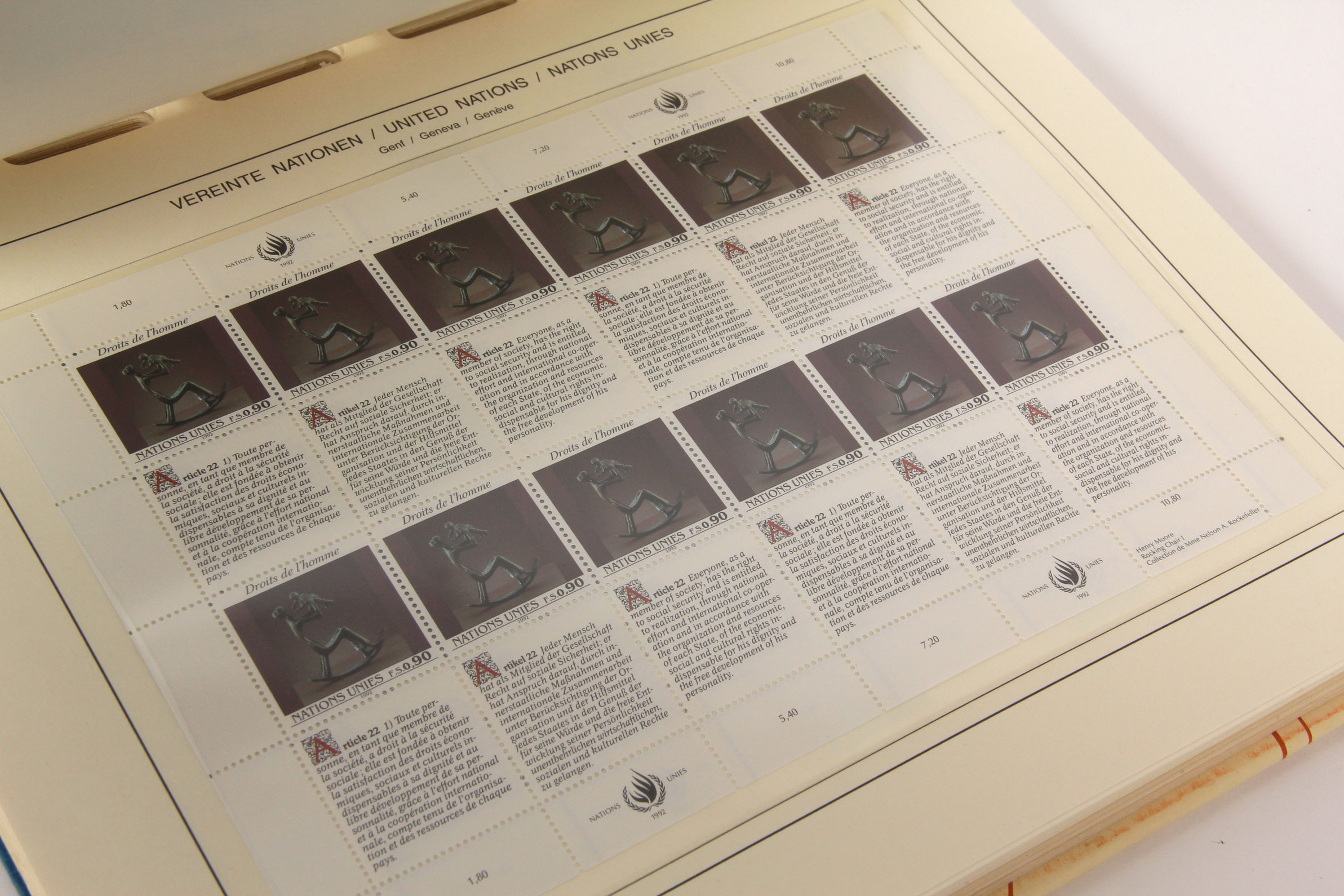 Collection of United Nations Stamps