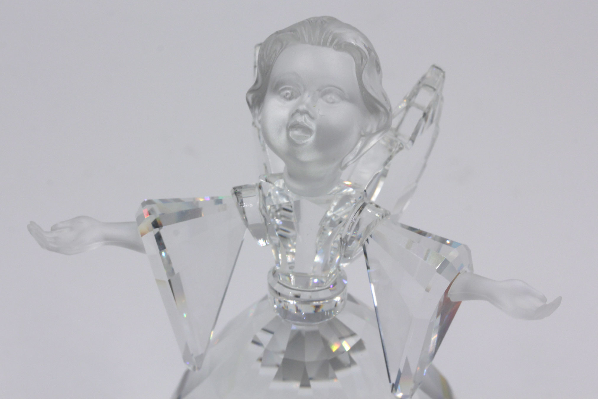 Swarovski Angel Figurine and Trinket Box