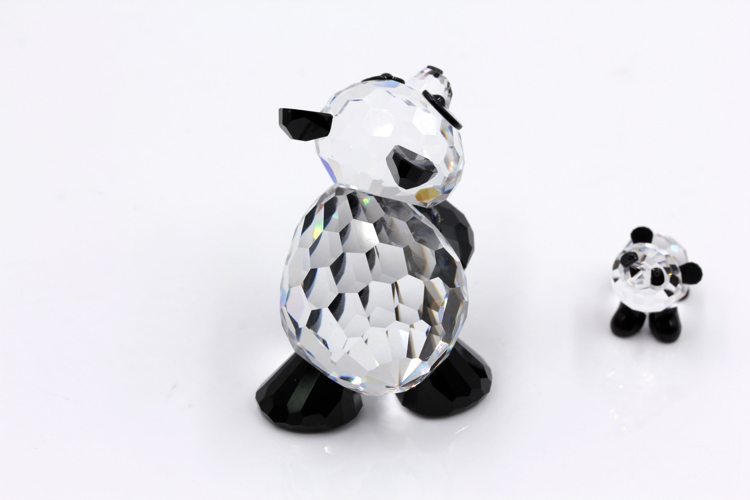 Swarovski Pandas Figurines