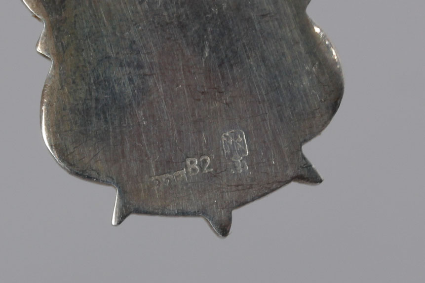 Two Sterling Silver and Enamel Collector Spoons