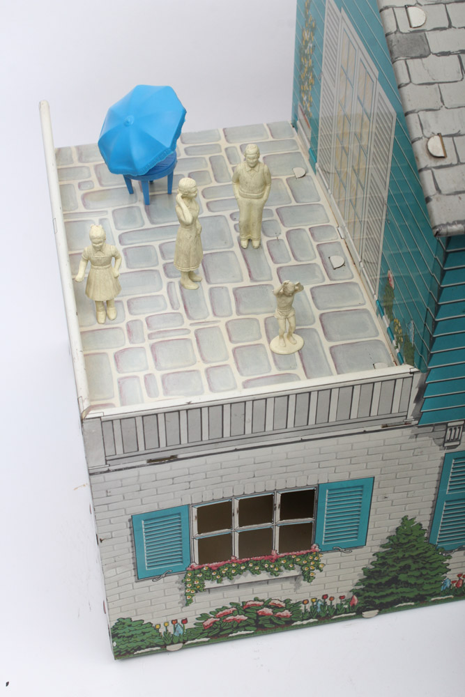 1950s Tin Playhouse by Marx Metal