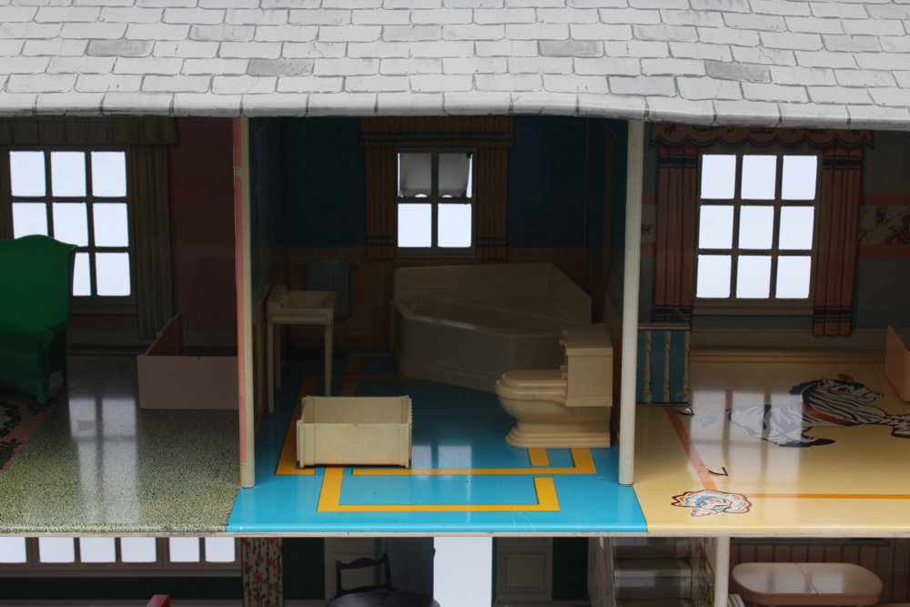 1950s Tin Playhouse by Marx Metal