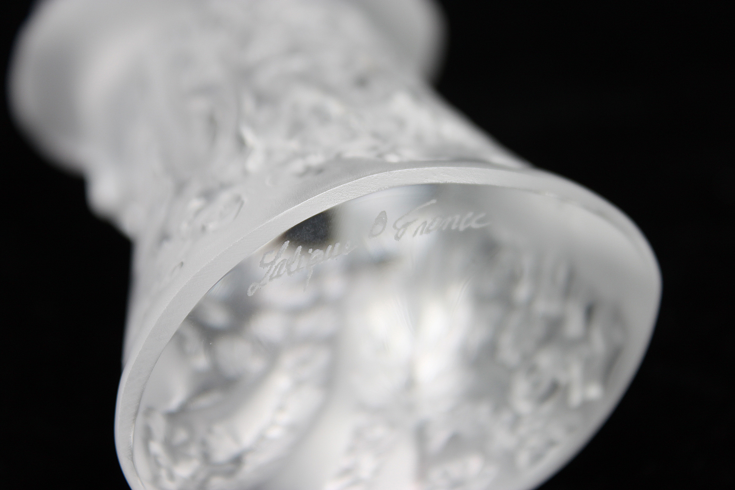 Lalique France Crystal "Three Wisemen" Figurines