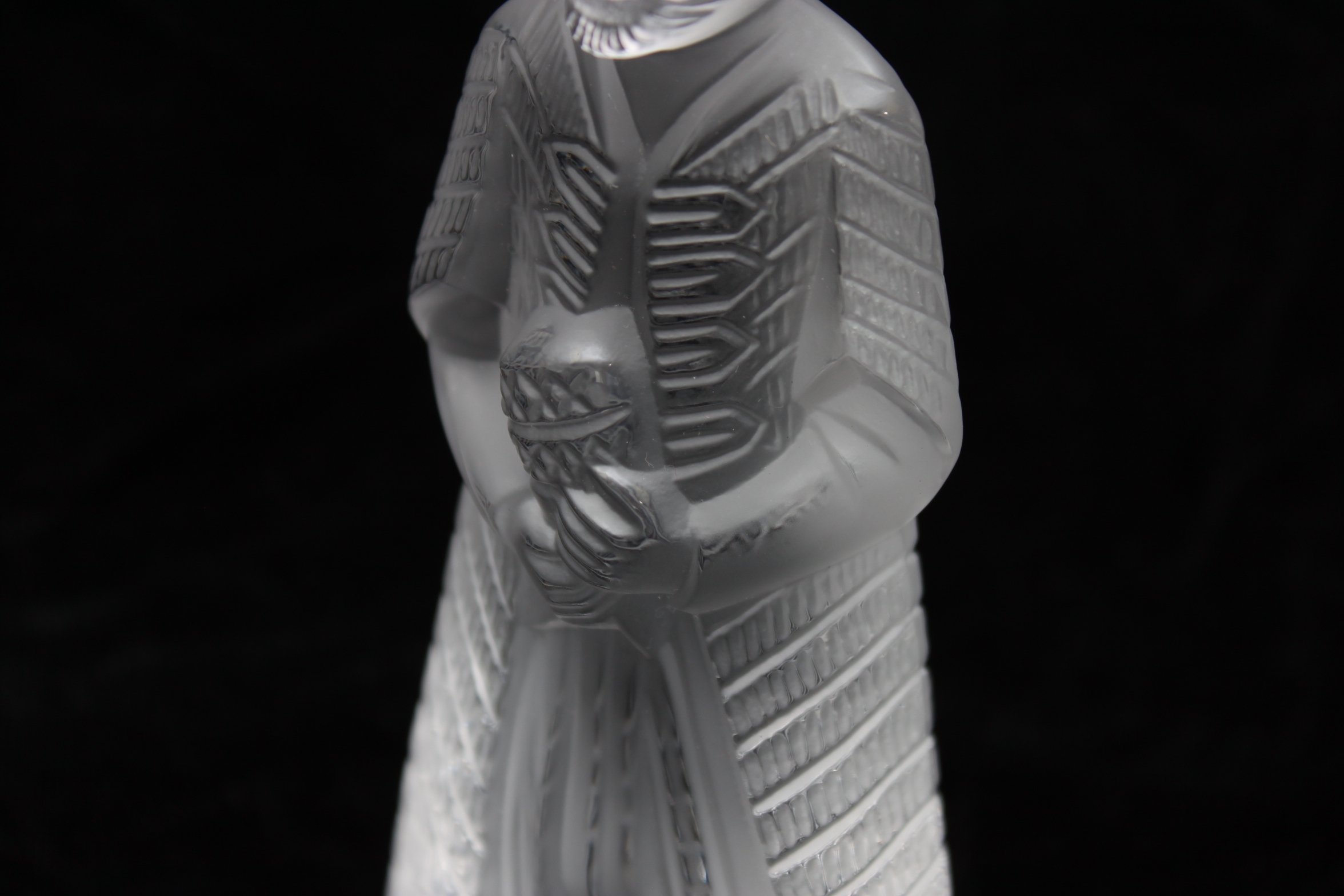 Lalique France Crystal "Three Wisemen" Figurines