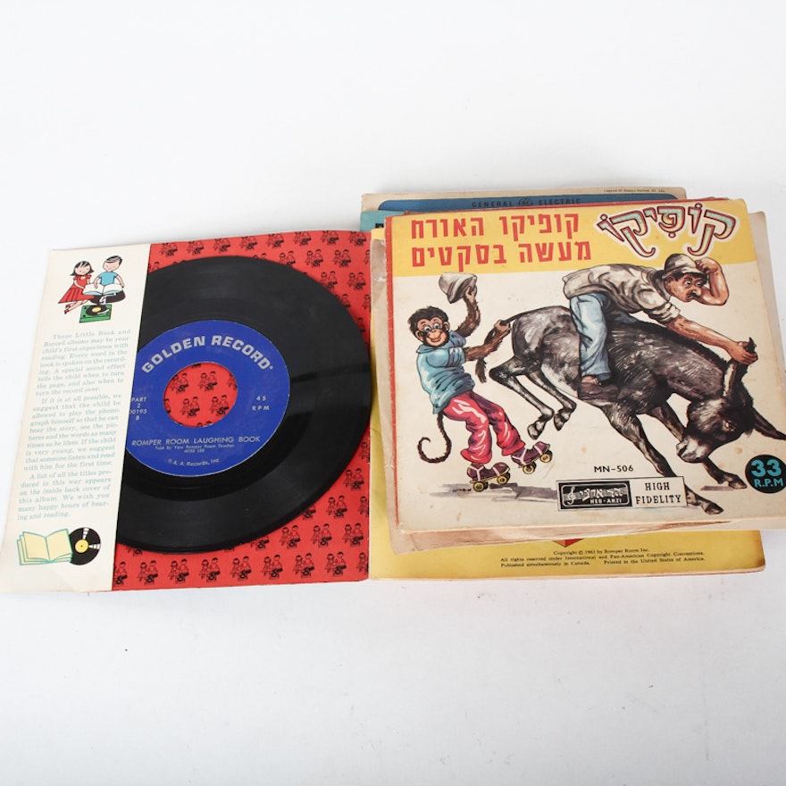 Pop, Children's Hebrew and Other Vintage Records