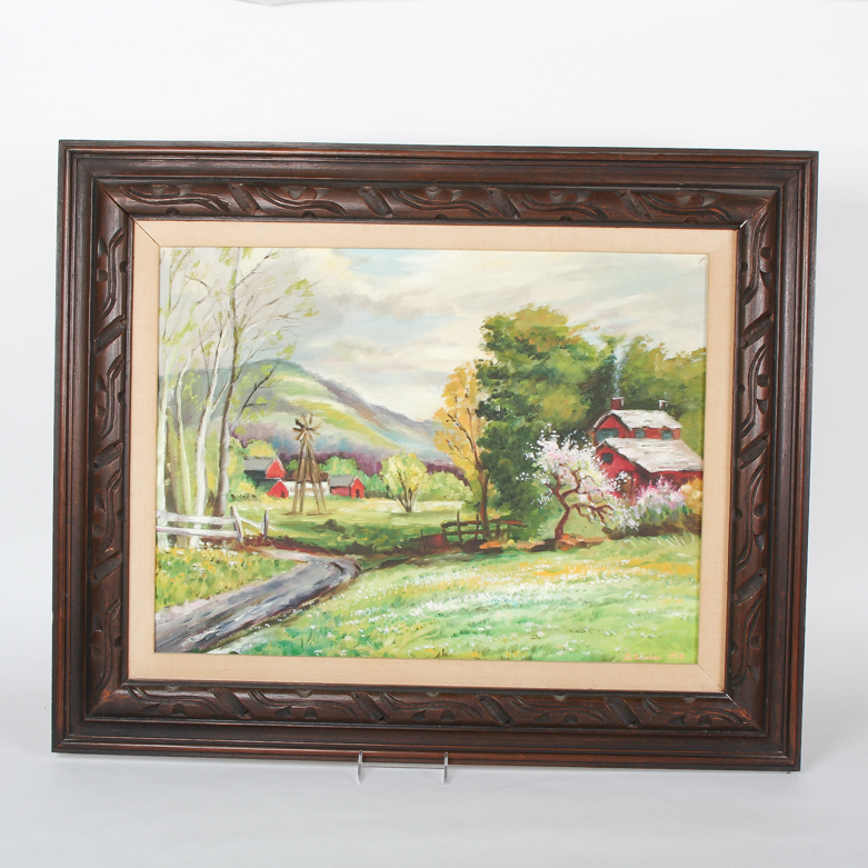 Unsigned Acrylic on Canvas