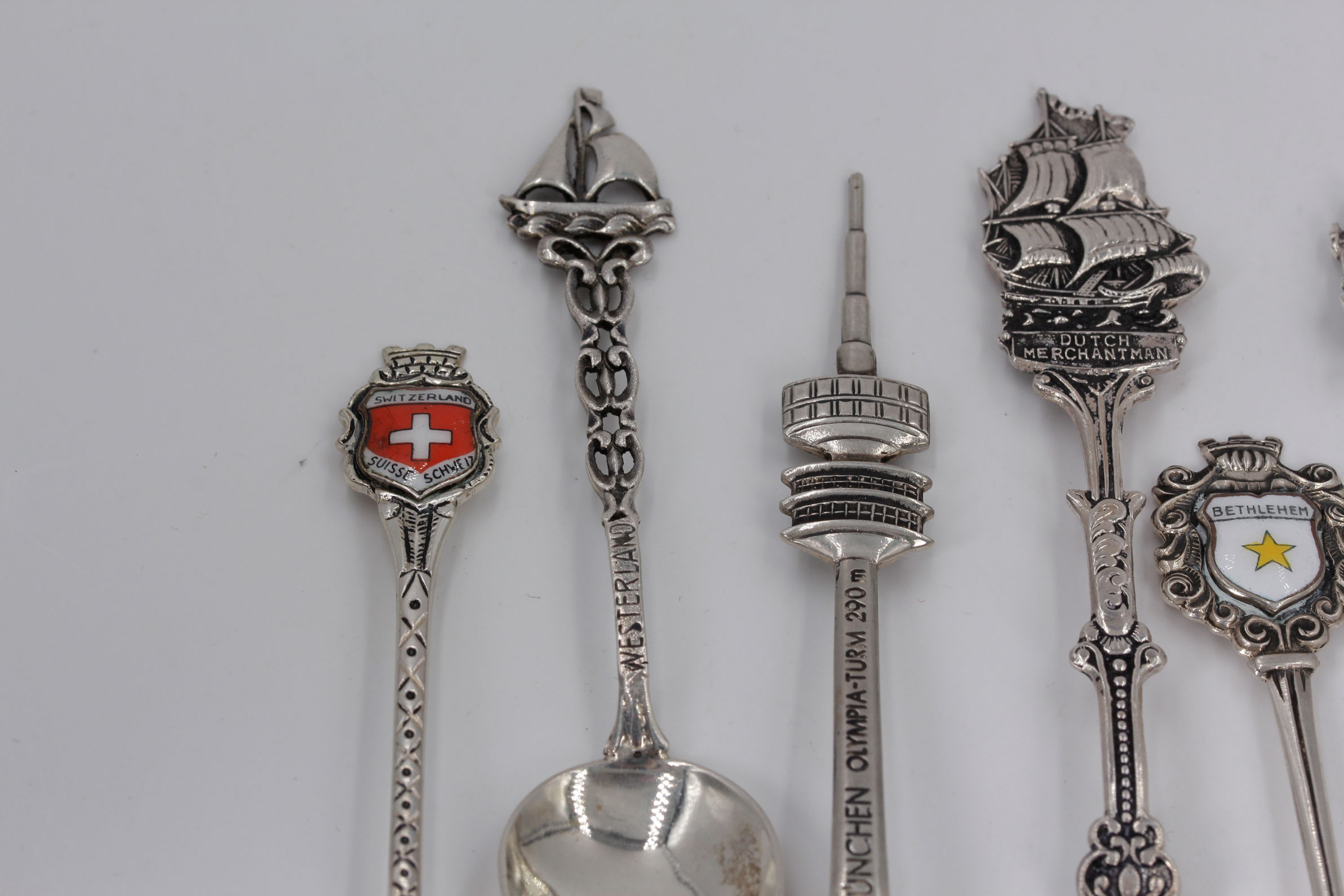 800 Silver Collector Spoons
