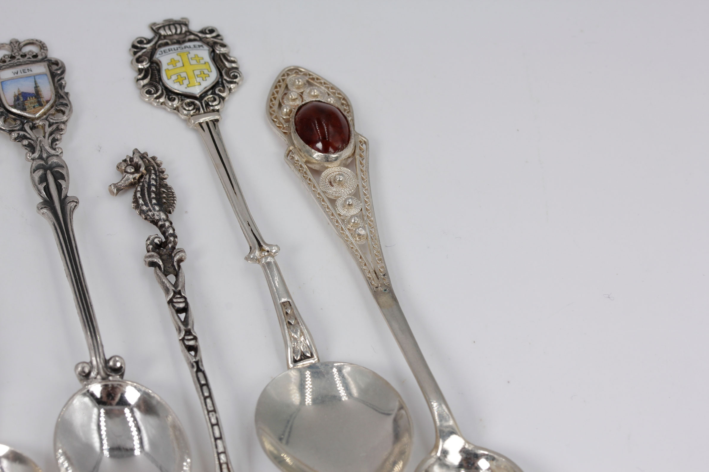 800 Silver Collector Spoons