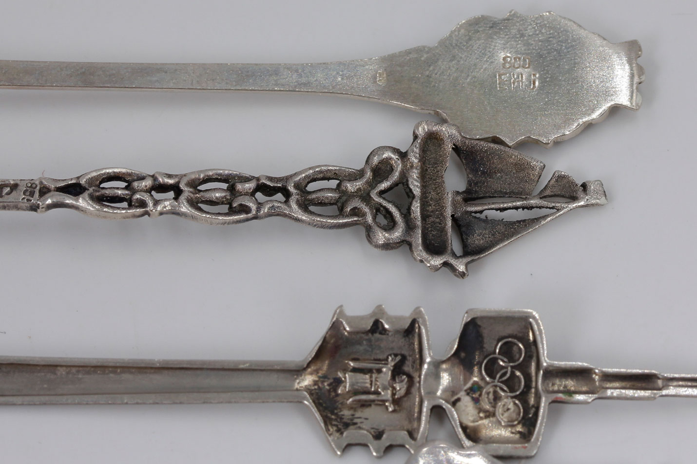 800 Silver Collector Spoons