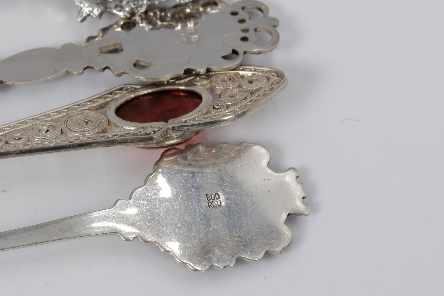 800 Silver Collector Spoons