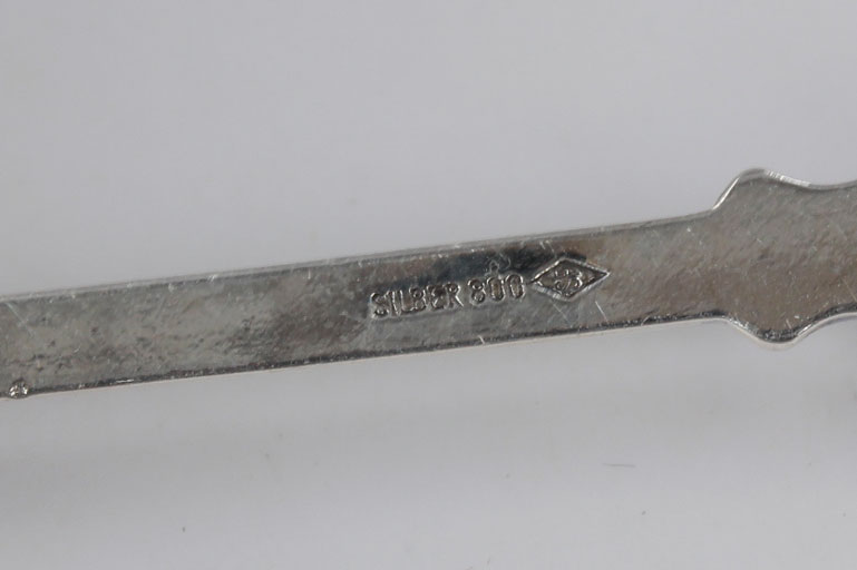 800 Silver Collector Spoons