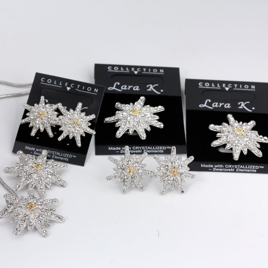 Collection of Lara K Jewelry with Swarovski Elements
