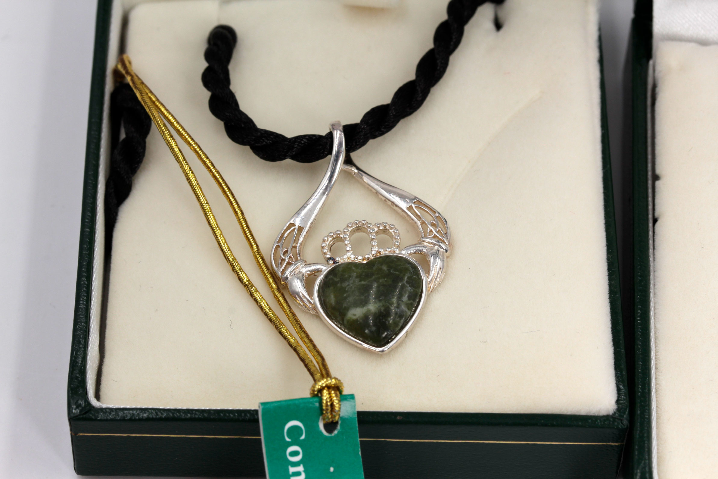 Necklaces with Sterling Silver Connemara Marble Pendants