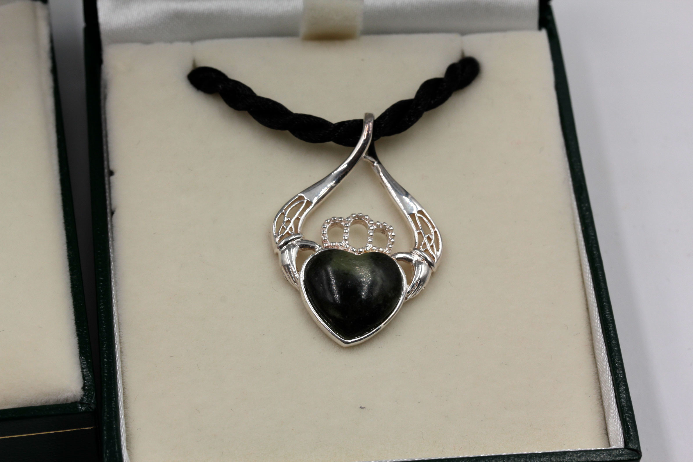 Necklaces with Sterling Silver Connemara Marble Pendants